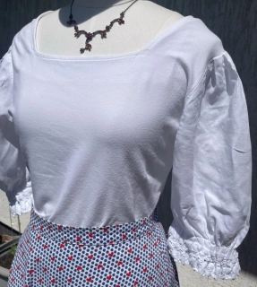 Dámská halenka v selském, country, dobovém stylu vel. 38