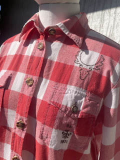 Dámská košile v country, selském, western stylu vel. 40