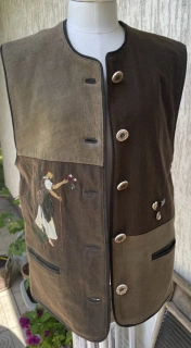 Dámská vintage vesta selský, country styl vel. 38