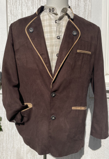 Pánské sako v selském, vintage stylu Oktoberfest vel. XL