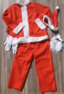 karnevalový kostým SANTA, DĚDA MRÁZ, TRPASLÍK > 146