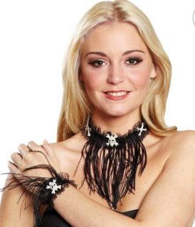 Set - náramek s náhrdelníkem ČARODĚJNICE, PRAŽENA