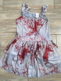 KARNEVALOVÝ KOSTÝM šaty ZOMBIE, ZOMBICE > 38