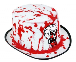 klobouk s krví dospělý UPÍR, ZOMBIE