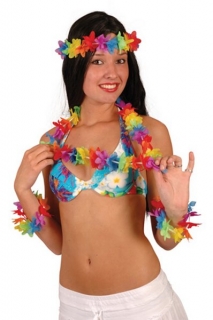 karnevalová sada Hawaii KLASIK, 4 ks