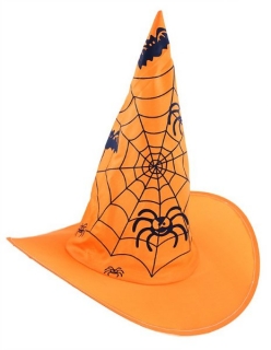 klobouk s pavouky Halloween, čarodějnice, dospělý