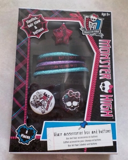 gumičky, placky, skřipec MONSTER HIGH  V DÁRKOVÉM BALENÍ