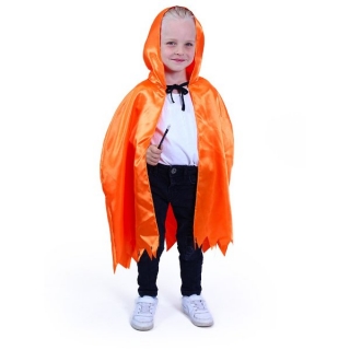 Dětský plášť Halloween, dýně, čaroděj