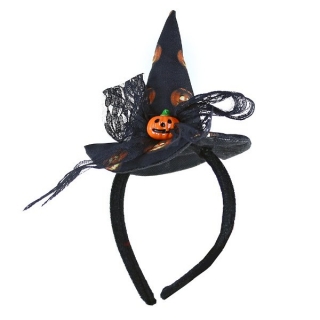 karnevalový klobouček na čelence na HALLOWEEN