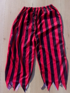 karnevalový kostým kalhoty pirát > 122