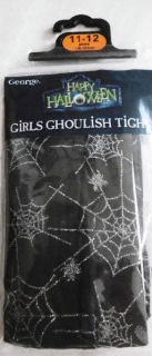 DÍVČÍ PUNČOCHÁČE HALLOWEEN PAVUČINKOVÉ 11-12 LET > 152