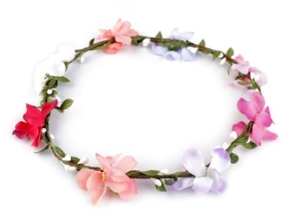 Květinový věneček Ø19 cm HIPPIE, VÍLA