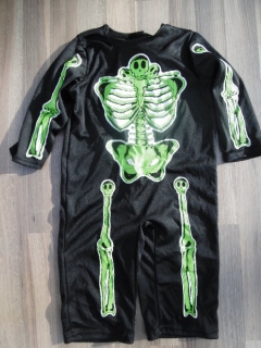 karnevalový kostým KOSTLIVEC 6-9měs. > 74
