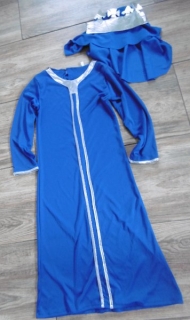 karnevalový kostým šaty,hábit KRÁL, ARAB, POCESTNÝ > 128