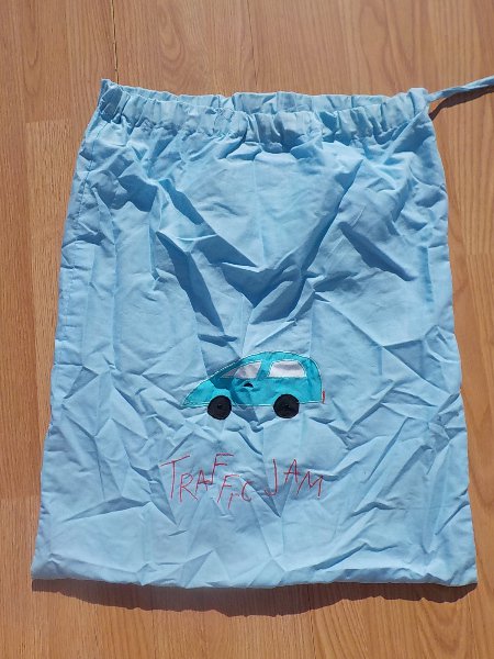 plátěný pytel třeba na hračky
