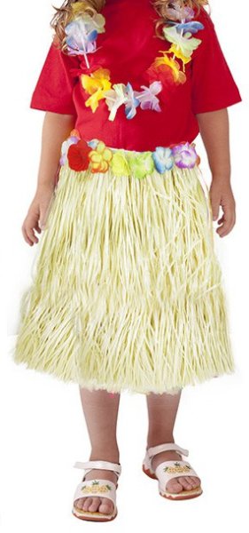 karnevalová sukně Hawaii dětská 45 cm