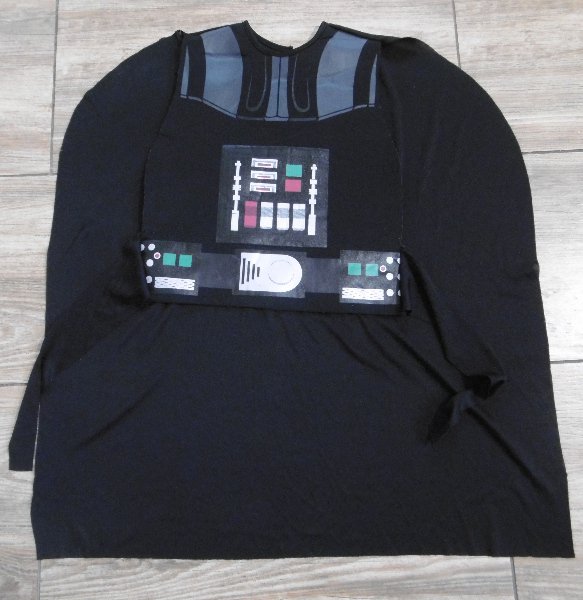 karnevalový kostým vesta+plášt STAR WARS VADER > 140