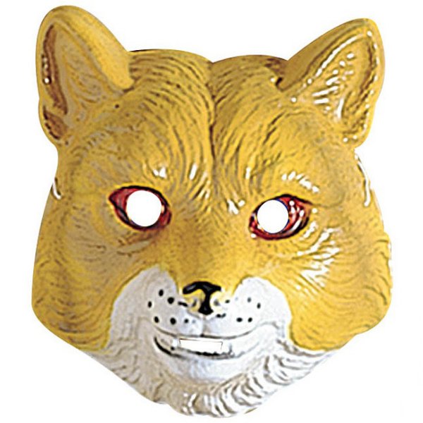 DĚTSKÁ karnevalová mask LIŠKA