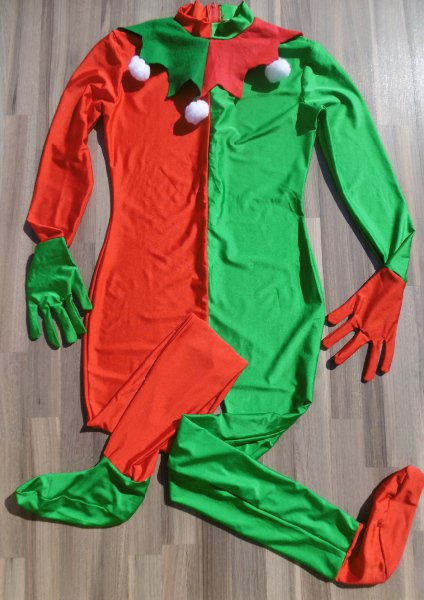 karnevalový kostým druhá kůže ELF, ŠAŠEK, TRPASLÍK > L