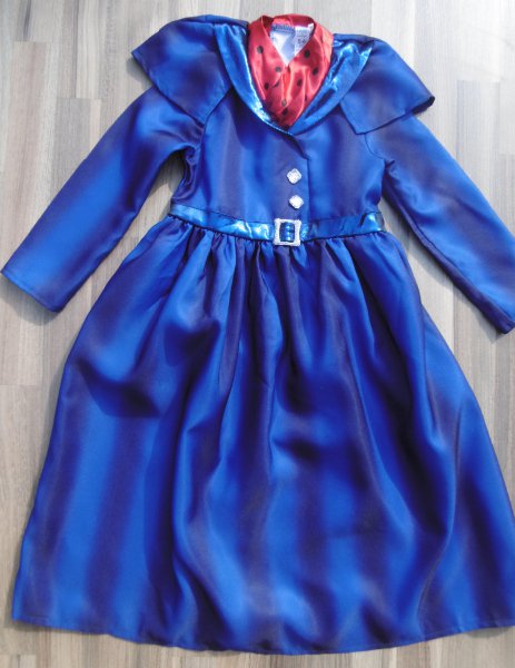 karnevalový kostým šaty Mary Poppins 5-6 let > 116