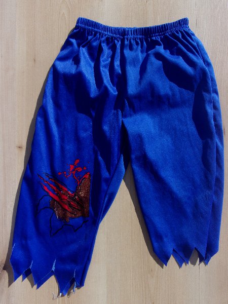 karnevalový kostým KALHOTY INDIÁN PIRÁT, VLK, LOUPEŽNÍK > 128