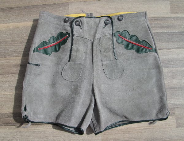 chlapecké dobové kožené kraťasy DIRNDL > 158
