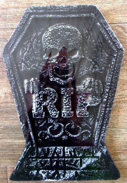 HALLOWEEN dekorace cedule RIP