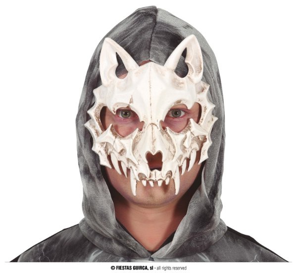 karnevalová mask CAT SKULL