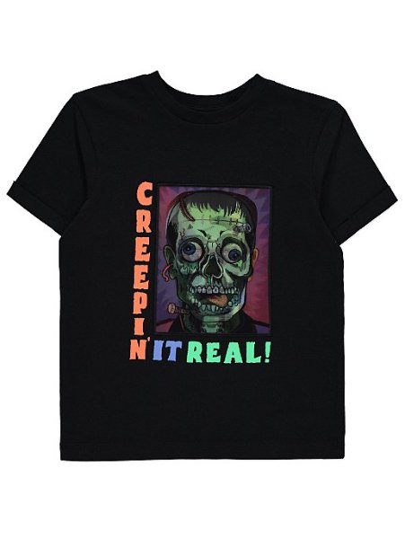 BAVLNĚNÉ TRIČKO MĚNÍCÍ EFEKT zombie 10-11 let > 146