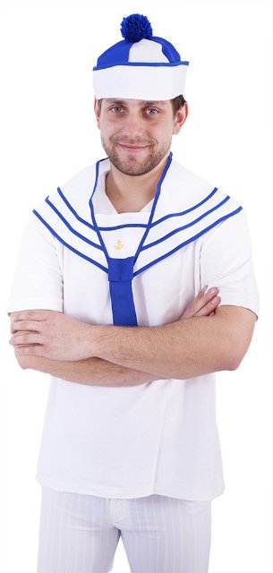 karnevalový kostým sada námořník