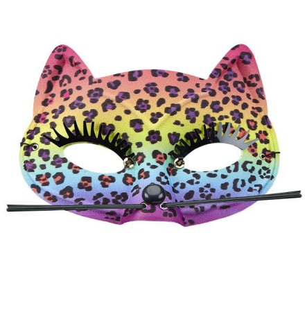 karnevalová maska KOČKA multicolor