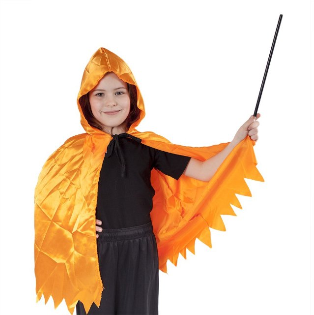 Dětský plášť Halloween, dýně, čaroděj