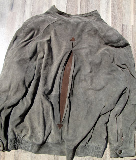 pánská sedlácká, retro kožená bunda > XL