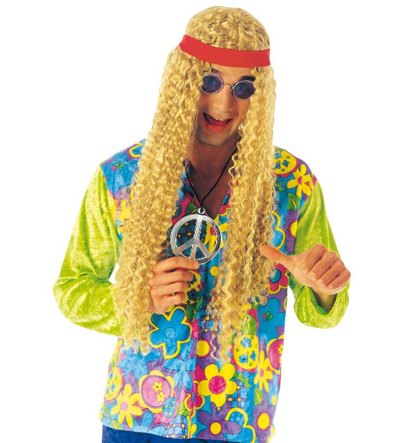 Stříbrný plastový přívěšek na krk Hippie