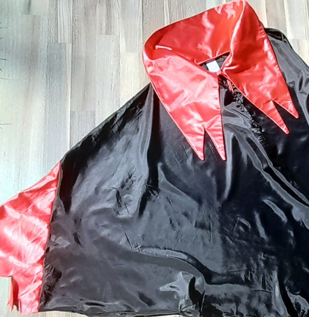 karnevalový kostým plášť UPÍR, ČARODĚJ > XXL
